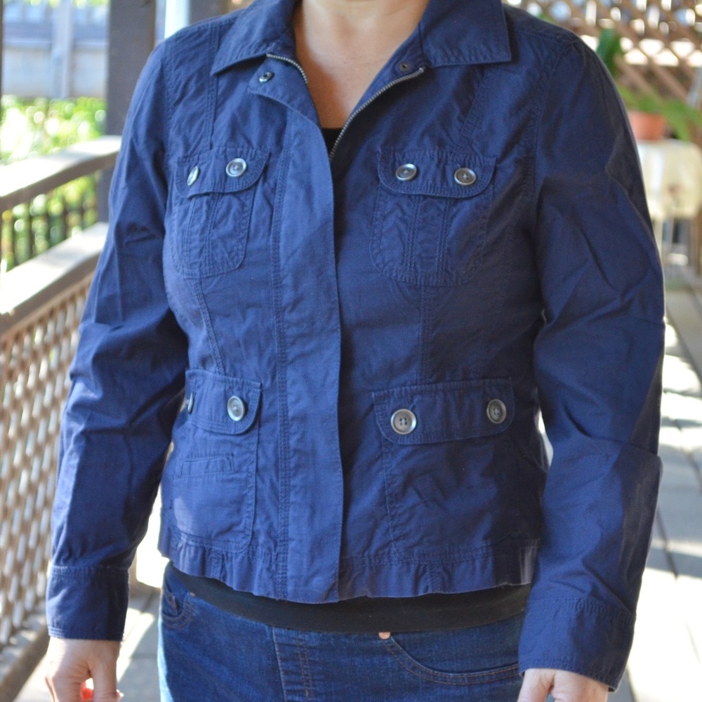 Croft&Barrow Petite Cotton M Women Jacket